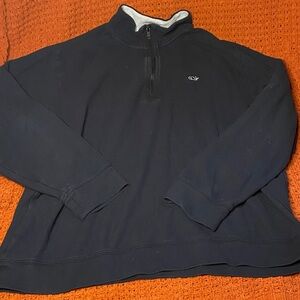 Vineyard Vines Black Zip Up Sweater